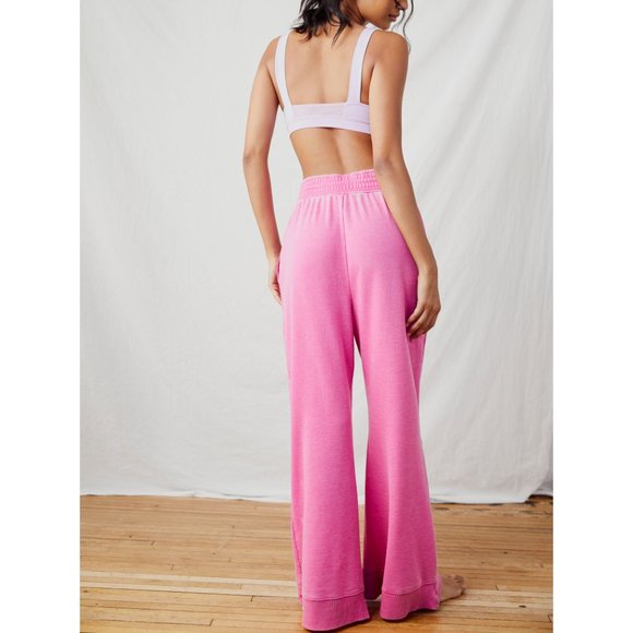 NWT Free People Cozy Cool Lounge Pant / Pink - Picture 3 of 6